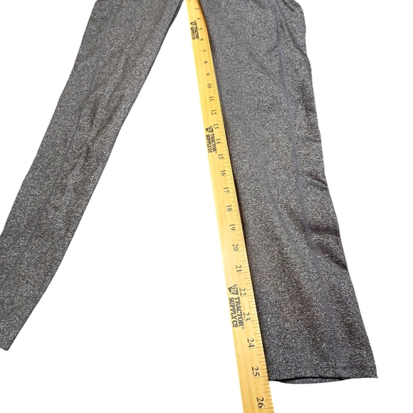Skechers Active Leggings Yoga Side Pockets Skinny Leg Gray Stretch Size Medium - Picture 7 of 8